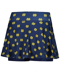 ZooZatz Big Girls Navy Notre Dame Fighting Irish All-Over Print Tennis Skort