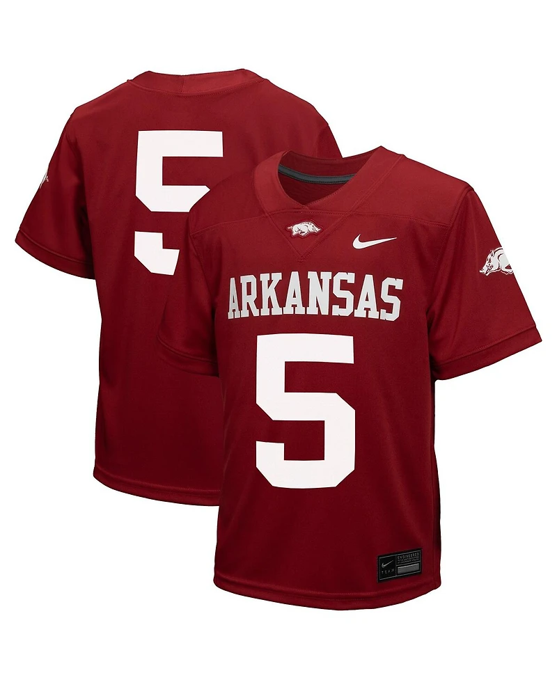 Nike Preschool 5 Cardinal Arkansas Razorbacks Untouchable Replica Game Jersey