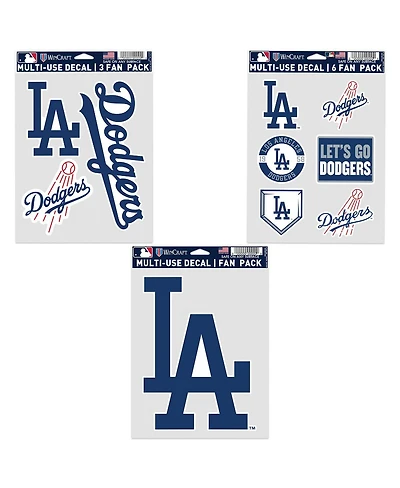 Wincraft Los Angeles Dodgers Three-Pack Fan Decal Set
