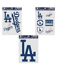 Wincraft Los Angeles Dodgers Three-Pack Fan Decal Set