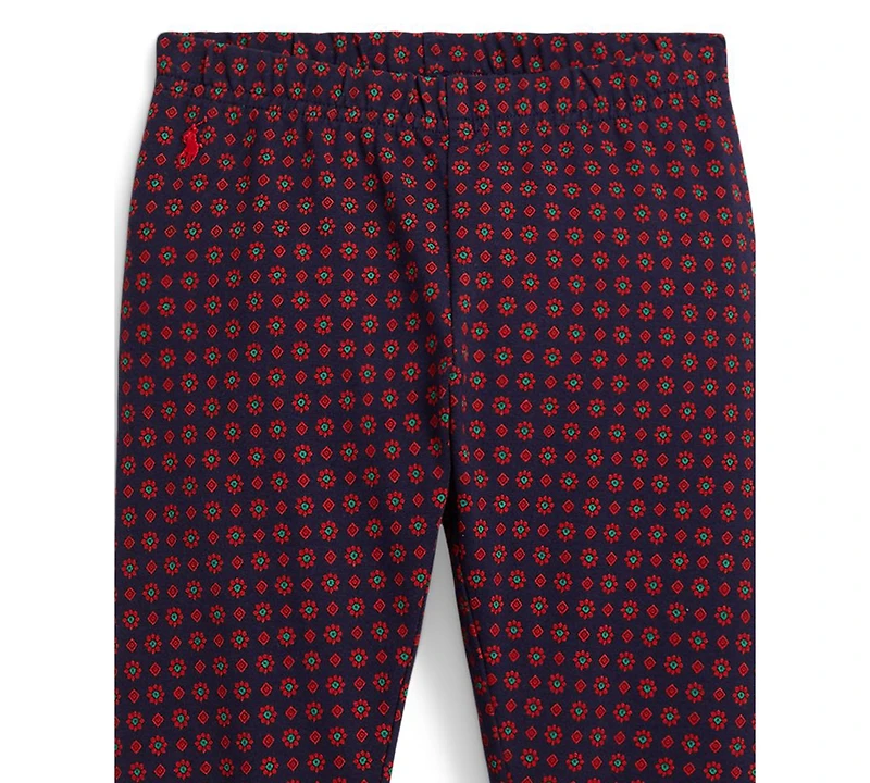 Polo Ralph Lauren Girls 2T-6X Floral Print Leggings