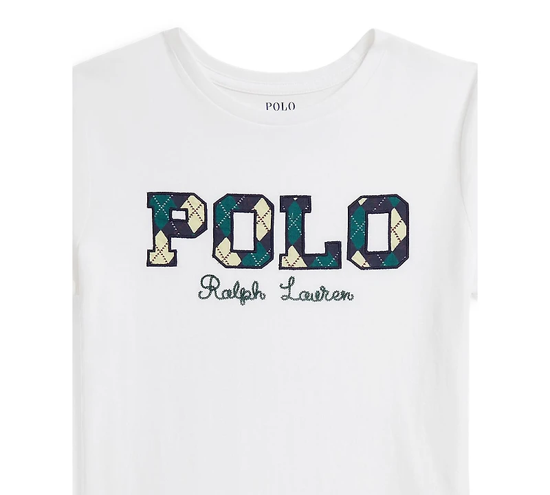 Polo Ralph Lauren Girls 7-16 Short Sleeve Logo T-Shirt
