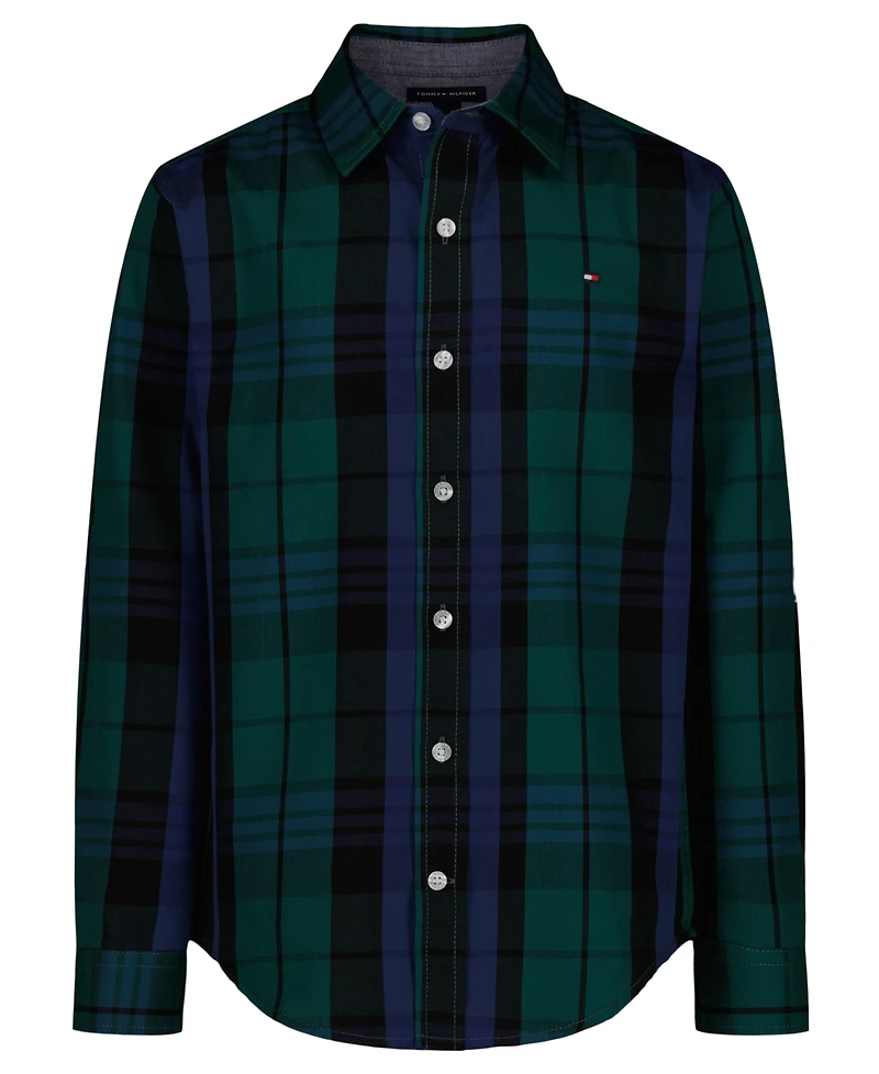 Tommy Hilfiger Boys 8-20 Plaid Long-Sleeve Shirt
