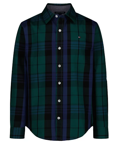 Tommy Hilfiger Boys 8-20 Plaid Long-Sleeve Shirt