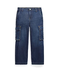 Polo Ralph Lauren Girls 7-16 Wide Leg Cargo Jeans