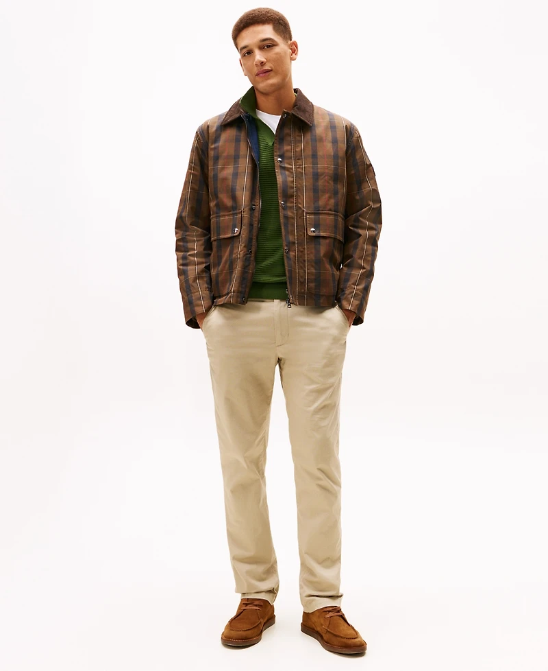 Tommy Hilfiger Men's Denton Printed Structure Slim Fit Pants