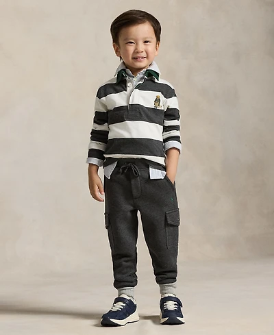 Polo Ralph Lauren Toddler and Little Boys Bear Rugby Shirt