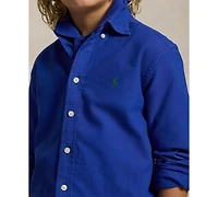 Polo Ralph Lauren Big Boys Garment-Dyed Cotton Oxford Shirt