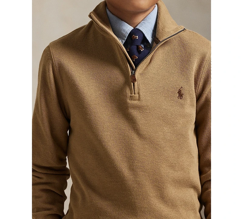 Polo Ralph Lauren Big Boys 8-20 Quarter-Zip Sweater