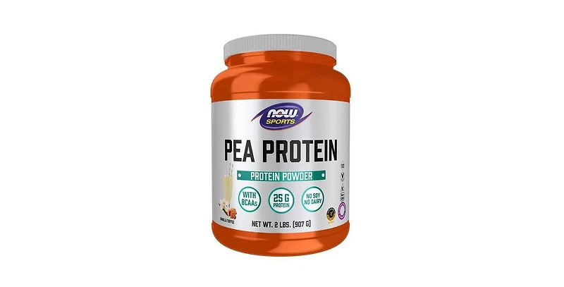 Now Foods Pea Protein Vanilla Toffee, 2 lbs