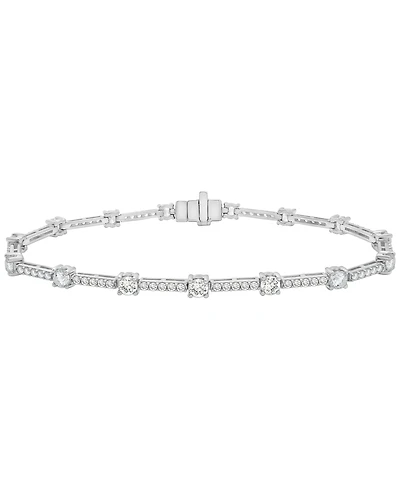 Wrapped in Love Diamond Bracelet (3 ct. t.w.) in 14K White Gold, Macy's Exclusive