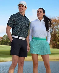 Pga Tour Men's Performance Pull-On 8" Golf Shorts