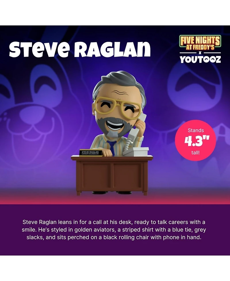 Youtooz Fnaf Movie Collection Steve Raglan Vinyl Figure 49
