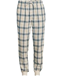 Lands' End Men's Flannel Jogger Pajama Pants