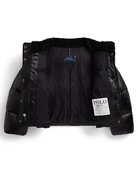 Polo Ralph Lauren Girls 2T-6X Teddy Fleece-Trim Boxy Jacket