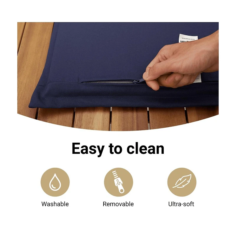 Patio Sofa with Cushions -Seater Poly Rattan