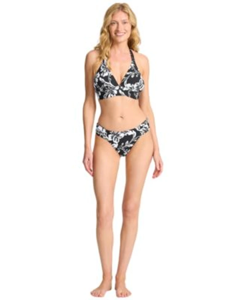 Tommy Bahama Womens Blooms Reversible Halter Top Reversible Hipster