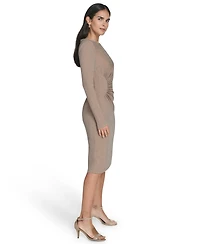 Jessica Howard Women's Waist Shirred Sheath Dress