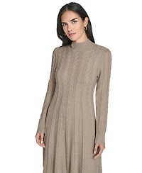 Jessica Howard Women's Fit and Flare Pull-On Sweater Dress
