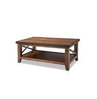 Intercon Taos Coffee Table Multi Colored Brown Canyon Finish