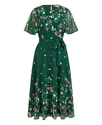 Yumi Women's Daisy Mirror Placement Skater Dress