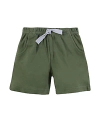 Hudson Baby Toddler Boys Four-Pair Active Shorts Bundle