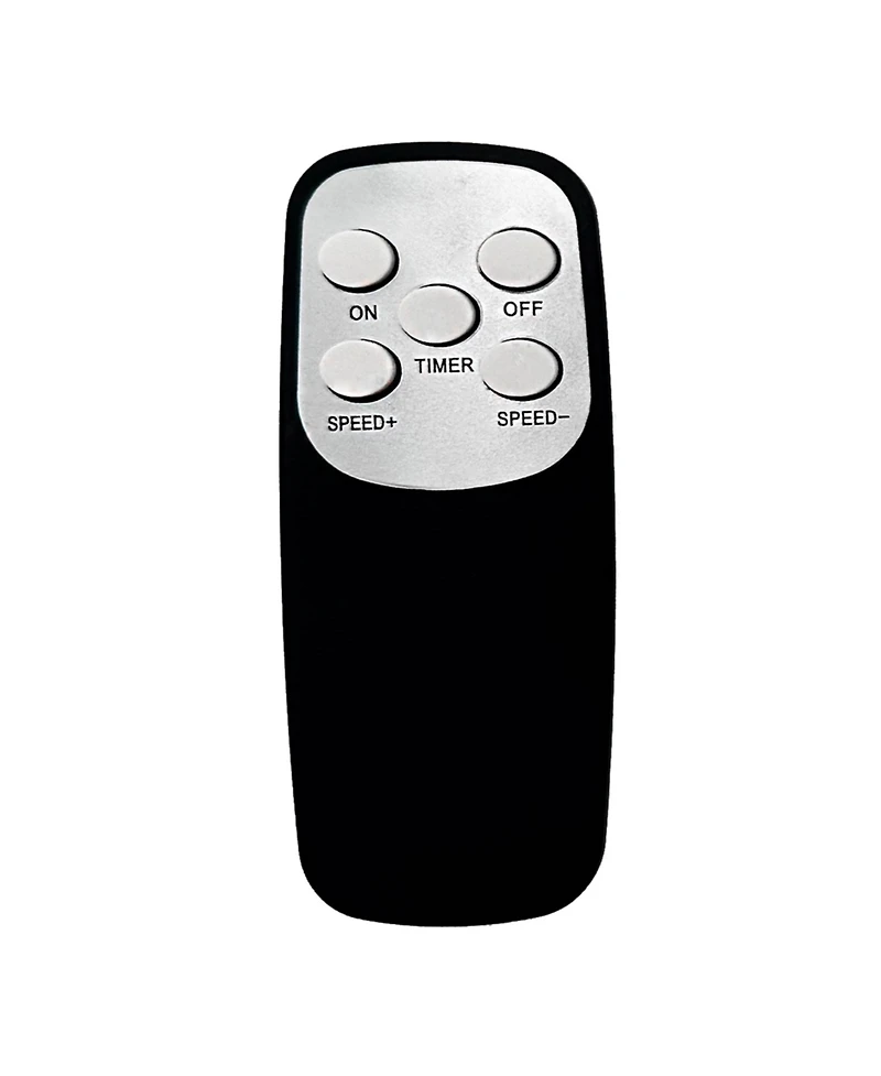 Vie Air 16 Inch 3 Speed Oscillating Stand Fan with Remote Control White