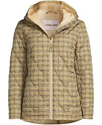 Lands' End Plus Print FeatherFree Quilted Insulated Jacket