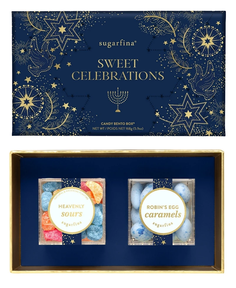 Sugarfina Hanukkah Bento Candy Box Duo, 2 Piece