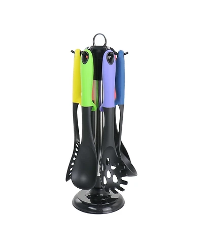 MegaChef Assorted Color Nylon Cooking Utensils, Set of 7