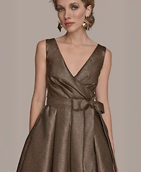 Donna Karan New York Women's V-Neck Sleeveless Dress