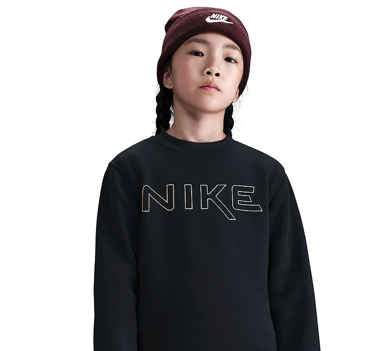 Nike Kids 7-20 Sportswear Club Crewneck Sweatshirt