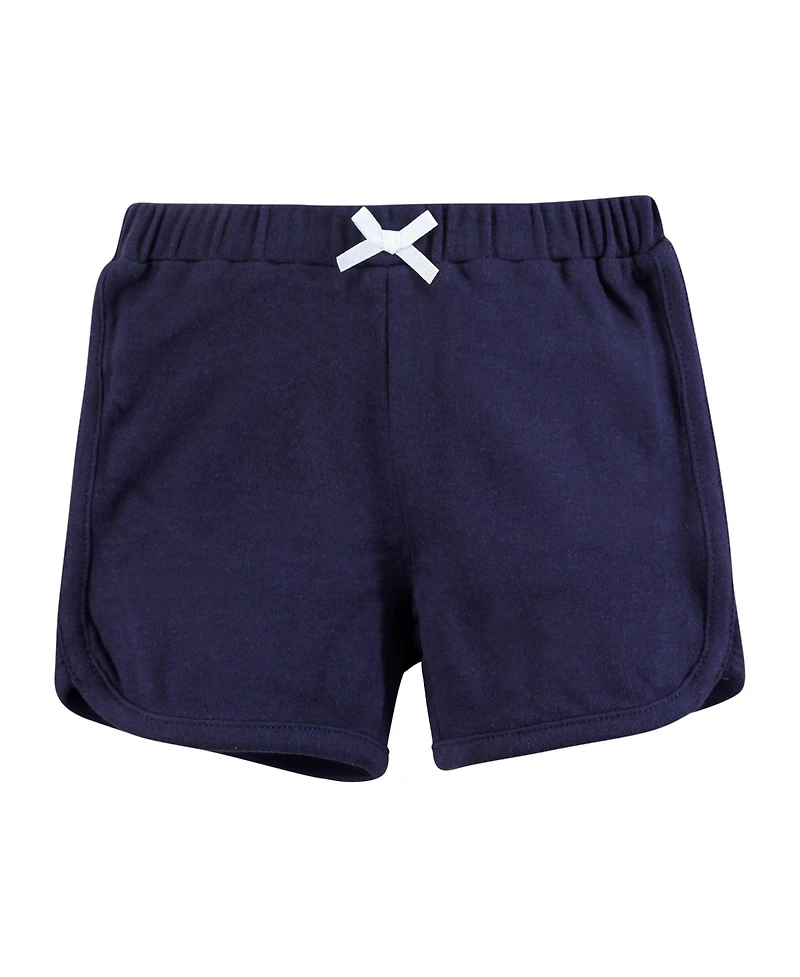 Hudson Baby Toddler Girls Four-Piece Essential Shorts