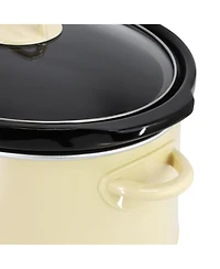 MegaChef 3.5 Liter Electric Slow Cooker in Ivory