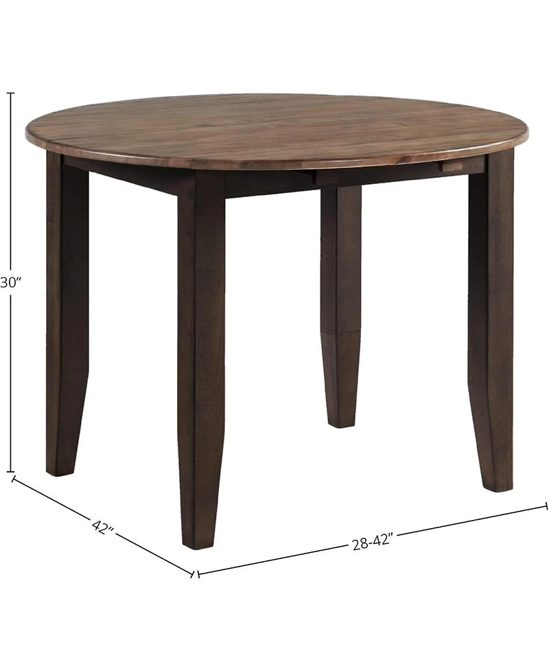 Intercon Beacon Dining Collection by Intercon - 42"" Round Drop Leaf Table