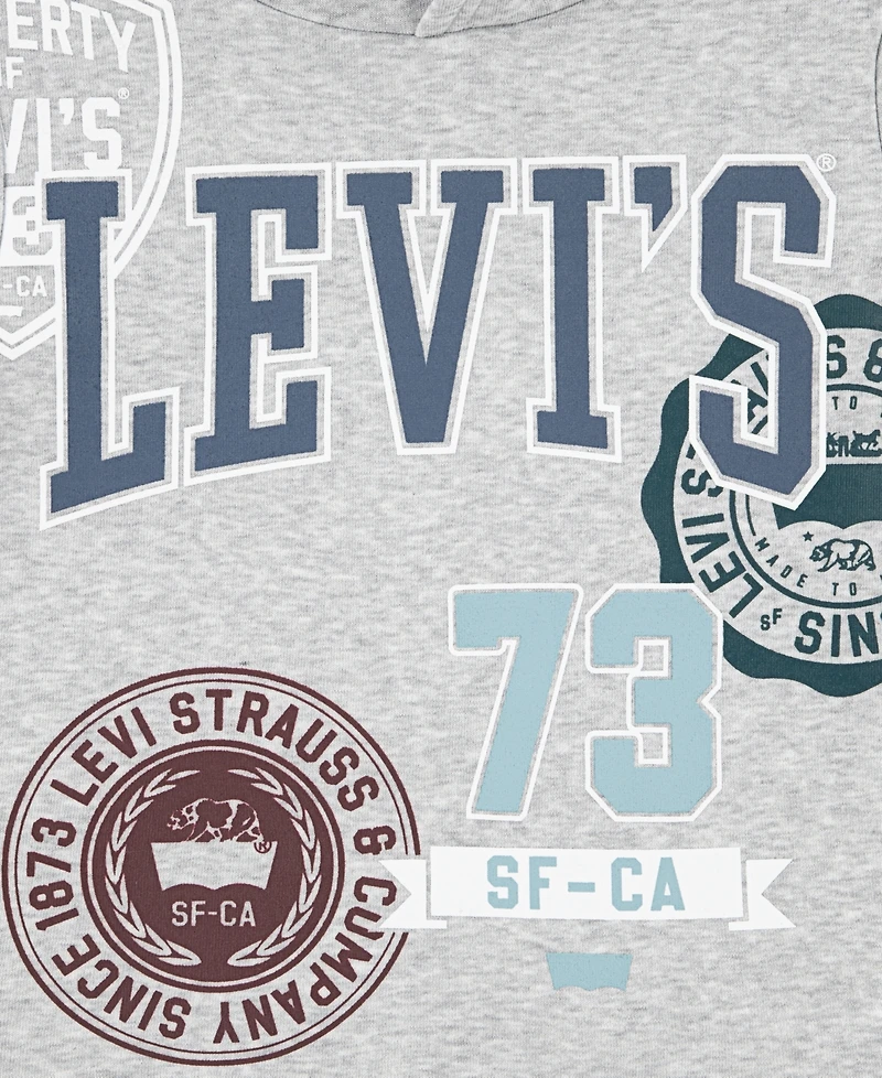 Levi's Boys 4-7 2 Piece Multi Hit Long Sleeves Hoodie and Joggers Set