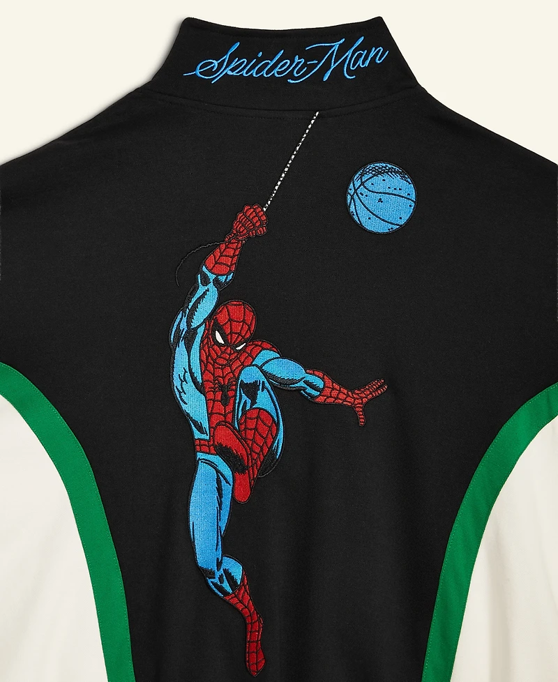 Macy's Marvel X Nba Men's Spider-Man Colorblocked Track Jacket, Exclusive