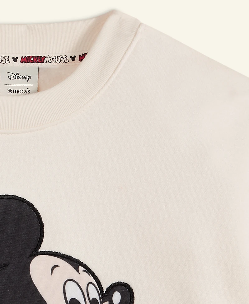 Disney | Macy's Kids Xs-xl Mickey Mouse Crewneck Sweatshirt, Exclusive