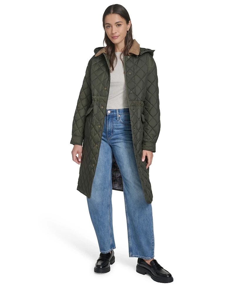 Levi's Women's Regular Diamond Quilted Cinch Waist Coat