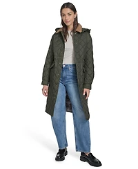 Levi's Women's Regular Diamond Quilted Cinch Waist Coat
