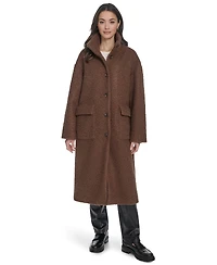 Levi's Women's Regular Boucle Stand Collar Car Coat