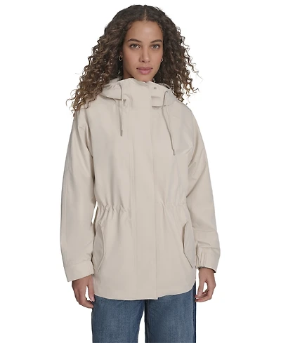 Levi's Women's Regular Raglan Sleeve Rain Parka Jacket
