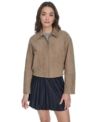 Levi's Women's Regular Faux Suede Bomber Jacket