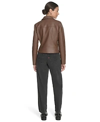 Levi's Women's Regular Faux Leather Asymmetric-Zip Moto Jacket