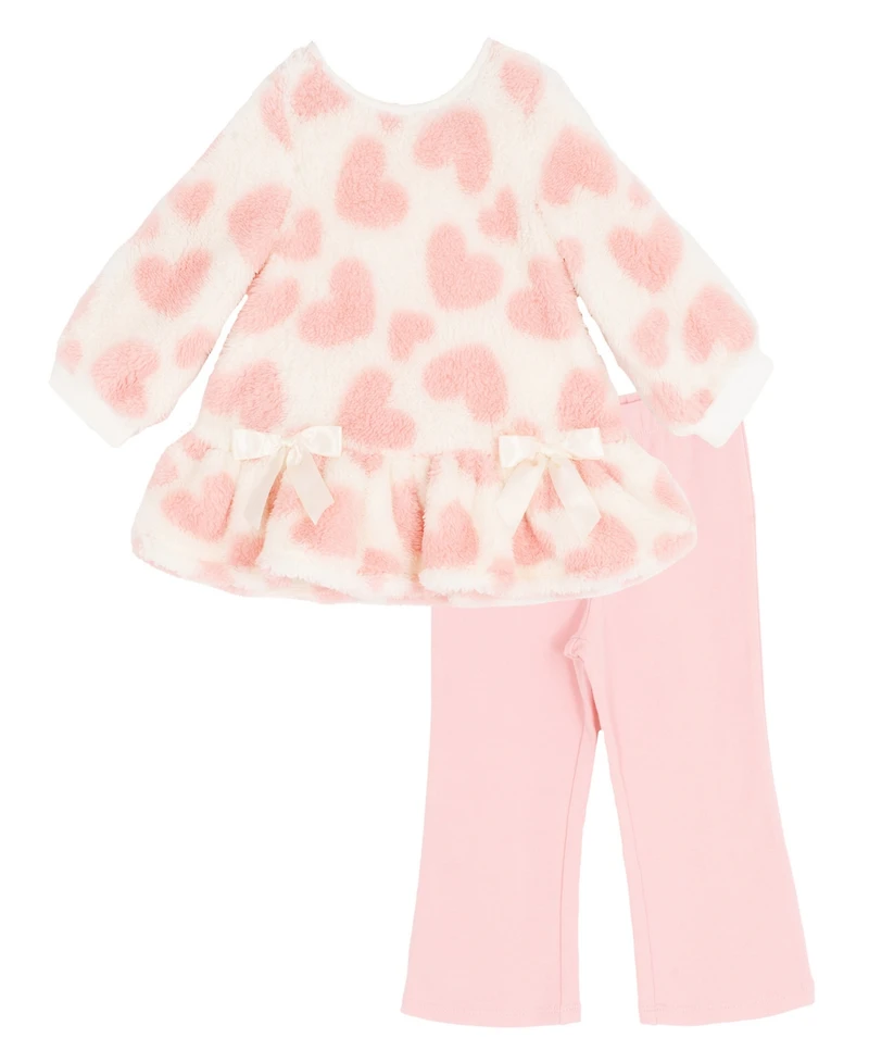 Rare Editions Girls 2T-6X 2-Piece Printed Pullover and Leggings Set