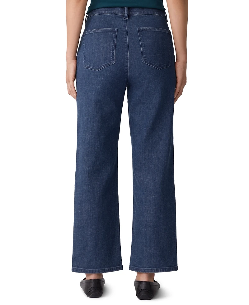 Eileen Fisher Women's Straight Ankle Jeans