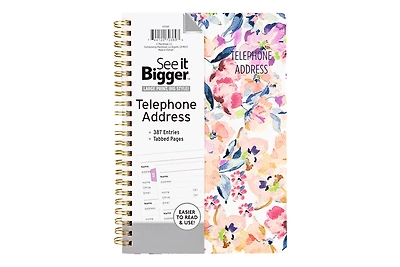 See It Bigger Telephone & Address Book