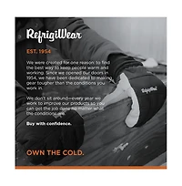 RefrigiWear Men's Nylon & Leather Glove - Insulated Work Gloves for Sub-Freezing Temperatures
