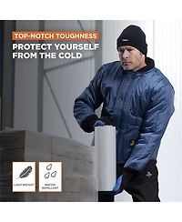 RefrigiWear Big & Tall Cooler Wear Jacket - Lightweight Insulated Workwear for Cold Storage