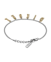 Diesel Unisex Diesel Two-Tone Stainless Steel Chain Bracelet
